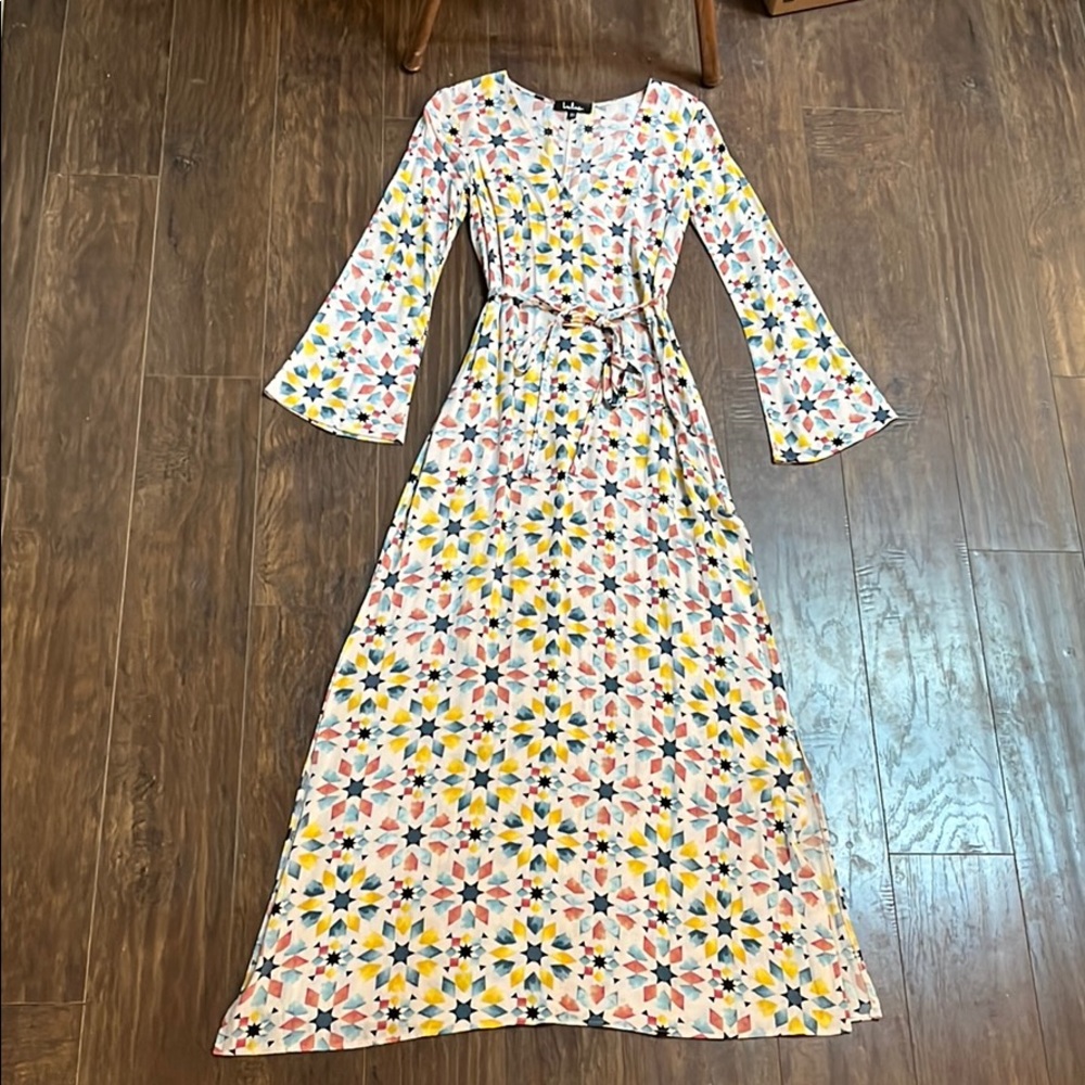 LuLu’s Mandala DayDream Blush Print Maxi dress